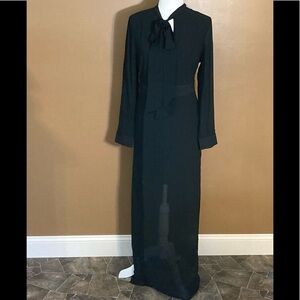 NWT Strut & Bolt Black Unique Long Dress Sz M